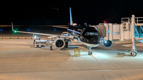 スターフライヤーの飛行機